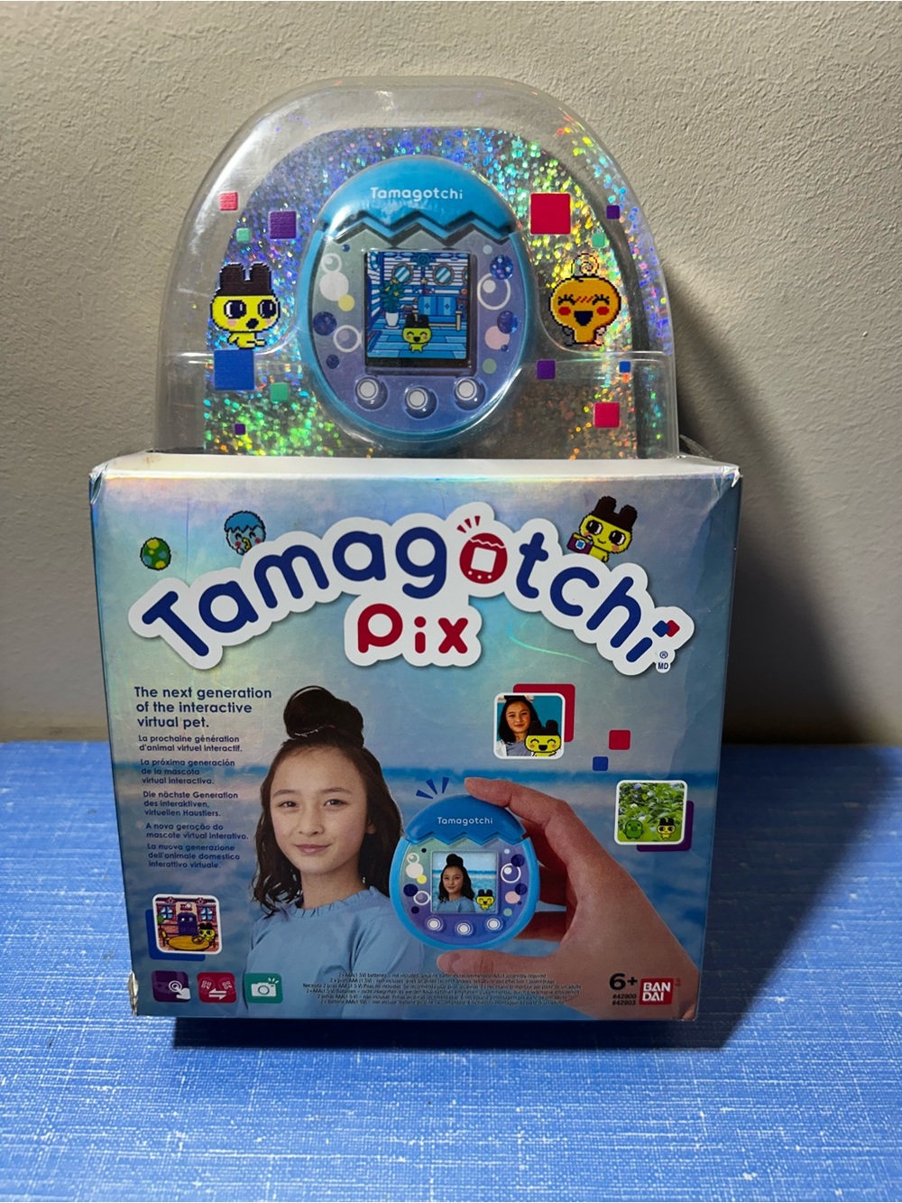 Tamagotchi Pix Interactive Virtual Pet - Blue 2021